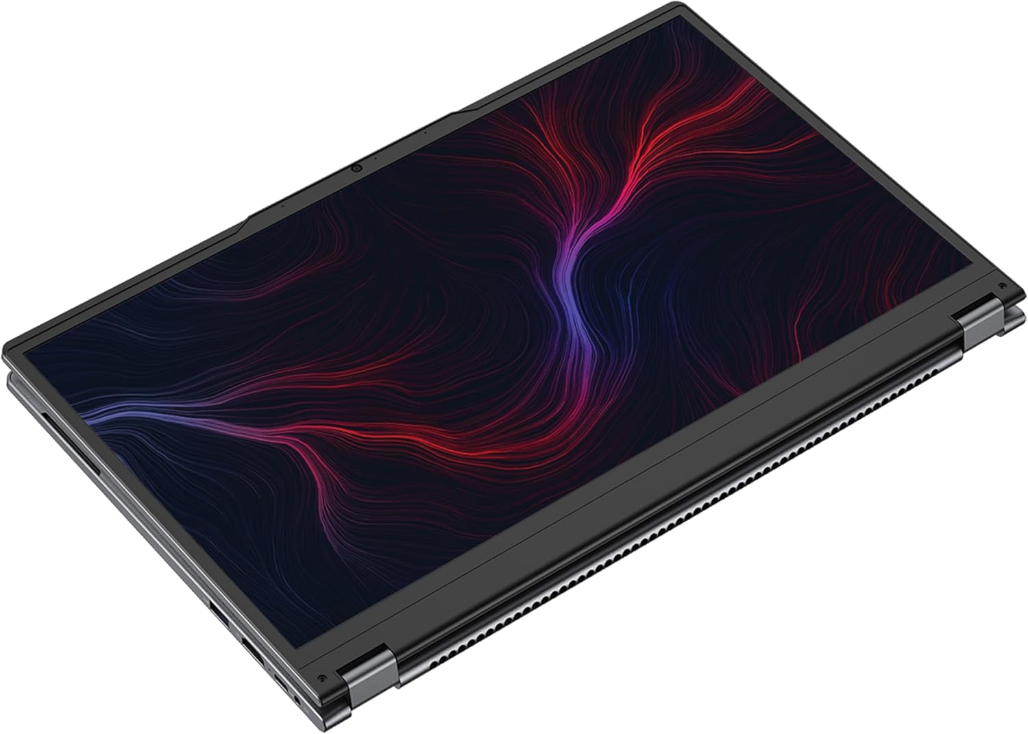 Side view of the Packard Bell Carrera F3 Flex laptop, showing various ports.