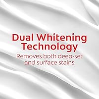 Vista 4 de Colgate Optic White Advanced - Paquete de 2 pastas dentales para blanqueamiento dental, con 2% de peróxido de hidrógeno, sabor Sparkling White, 4.5