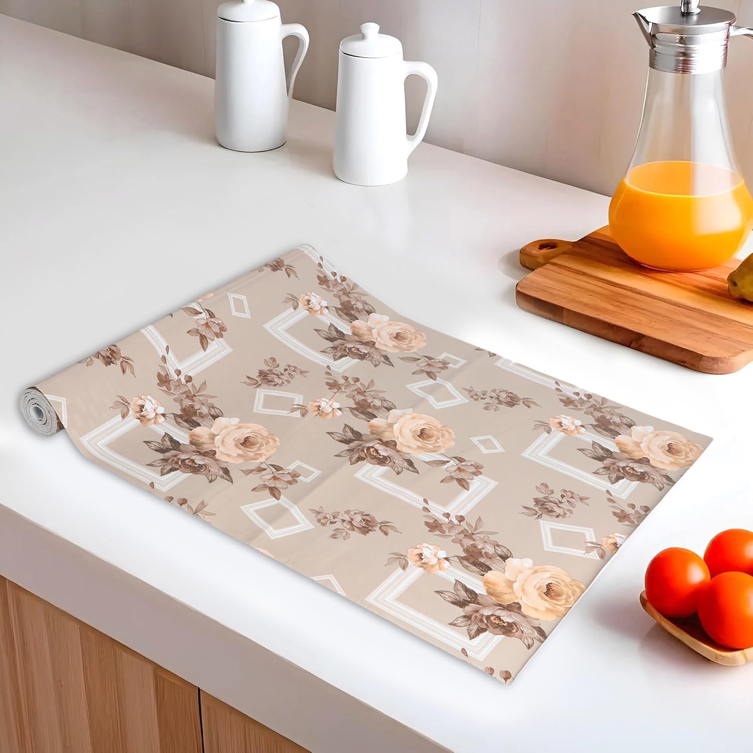 Dakshya Industries Waterproof PVC Shelf Cover Roll � 45cm x 5m for Shelf and Drawer Protection Non-Slip, Durable Liner for Easy Maintenance Ideal for Kitchens, Drawer (S1)-image-49