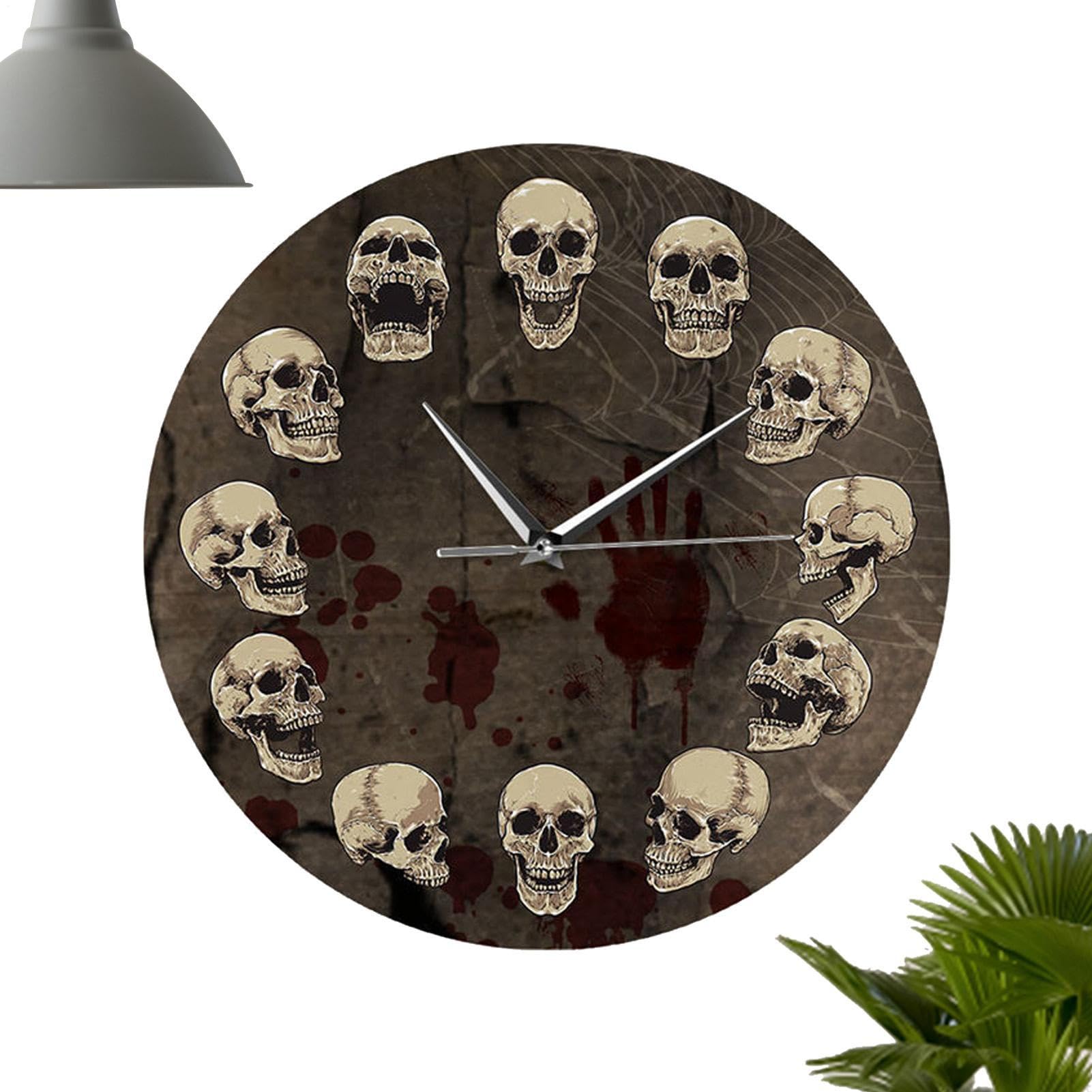 Horloge gothique silencieuse et sans tic-tac pour intérieur de maison et bureau