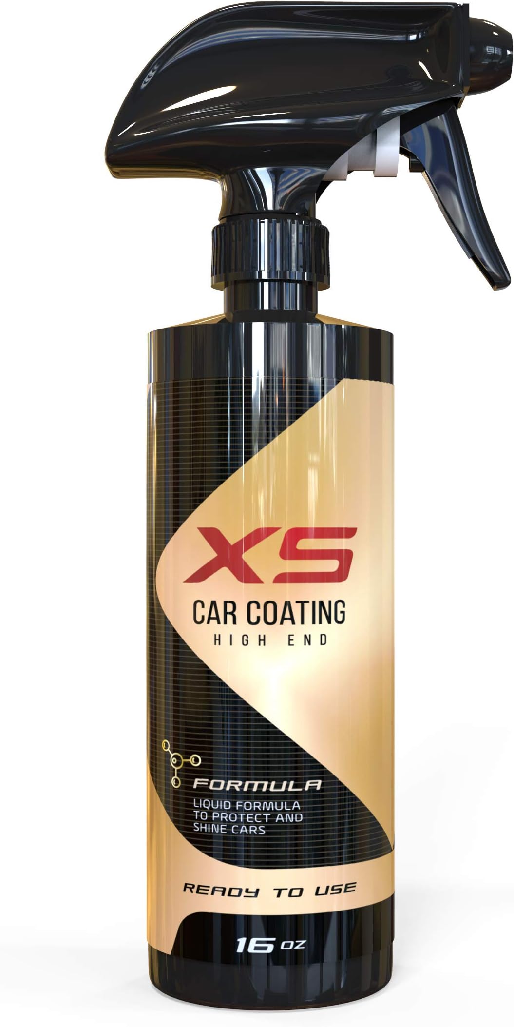 XSCOATING USA – Instant Car Care Sealant Spray Coating with Hydrophobic, Self-Cleaning Gloss Effect for All Surfaces, Protect Against Corrosion, UV, High Heat, Water Marks, Dirt – 16 Ounce for 2 Cars