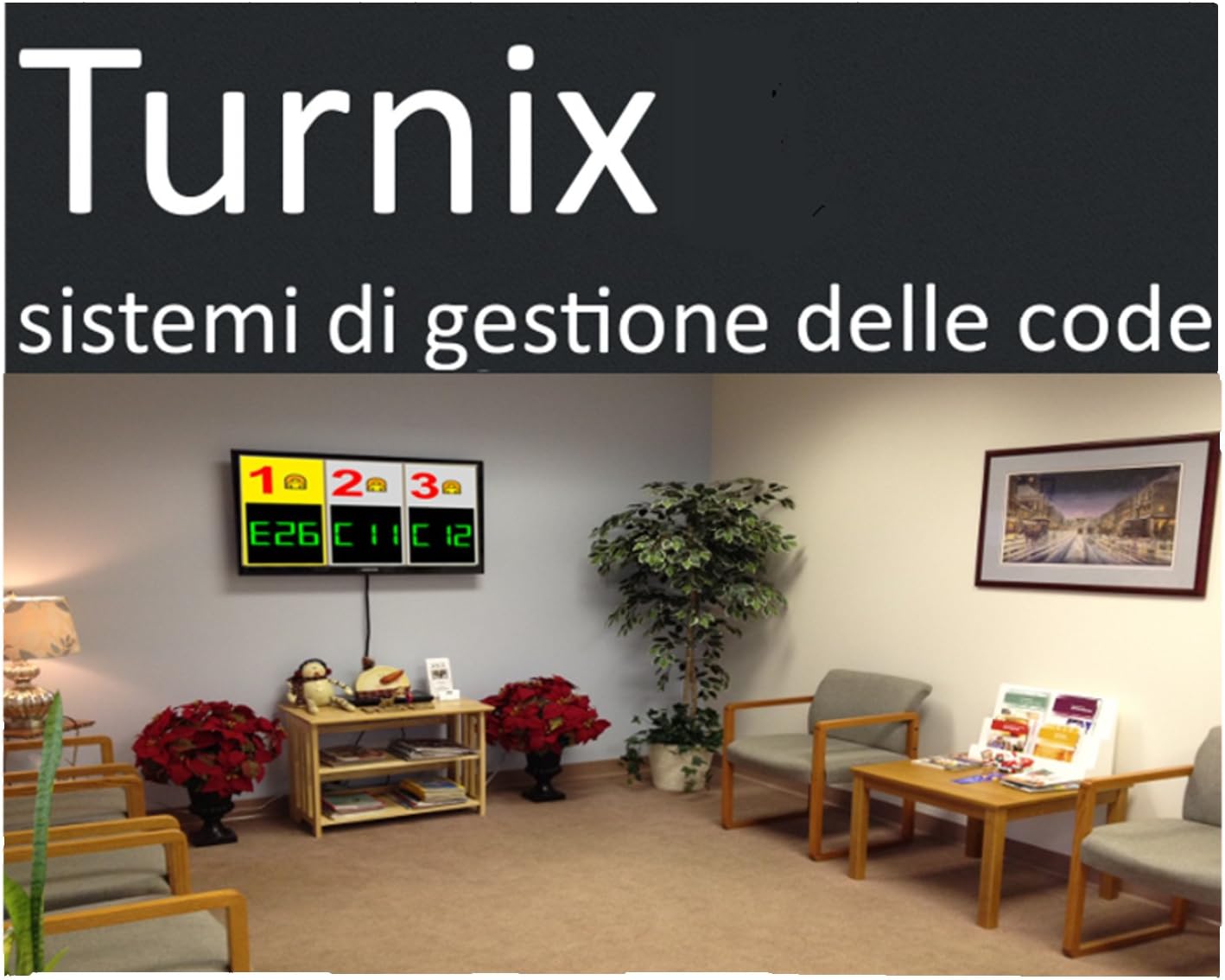 Take a Number System Queue Calling System for for Medical Offices and CLINICS Eturnix System (Impretech International Group)