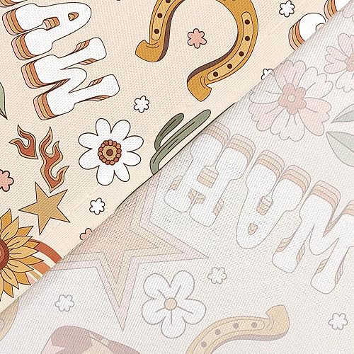 Miniatura 6 de Bonita cortina de ducha occidental, retro de los años 70, hippie floral, vaquera, disco de vaquera, botas de cactus, leopardo, hongos, decoración de