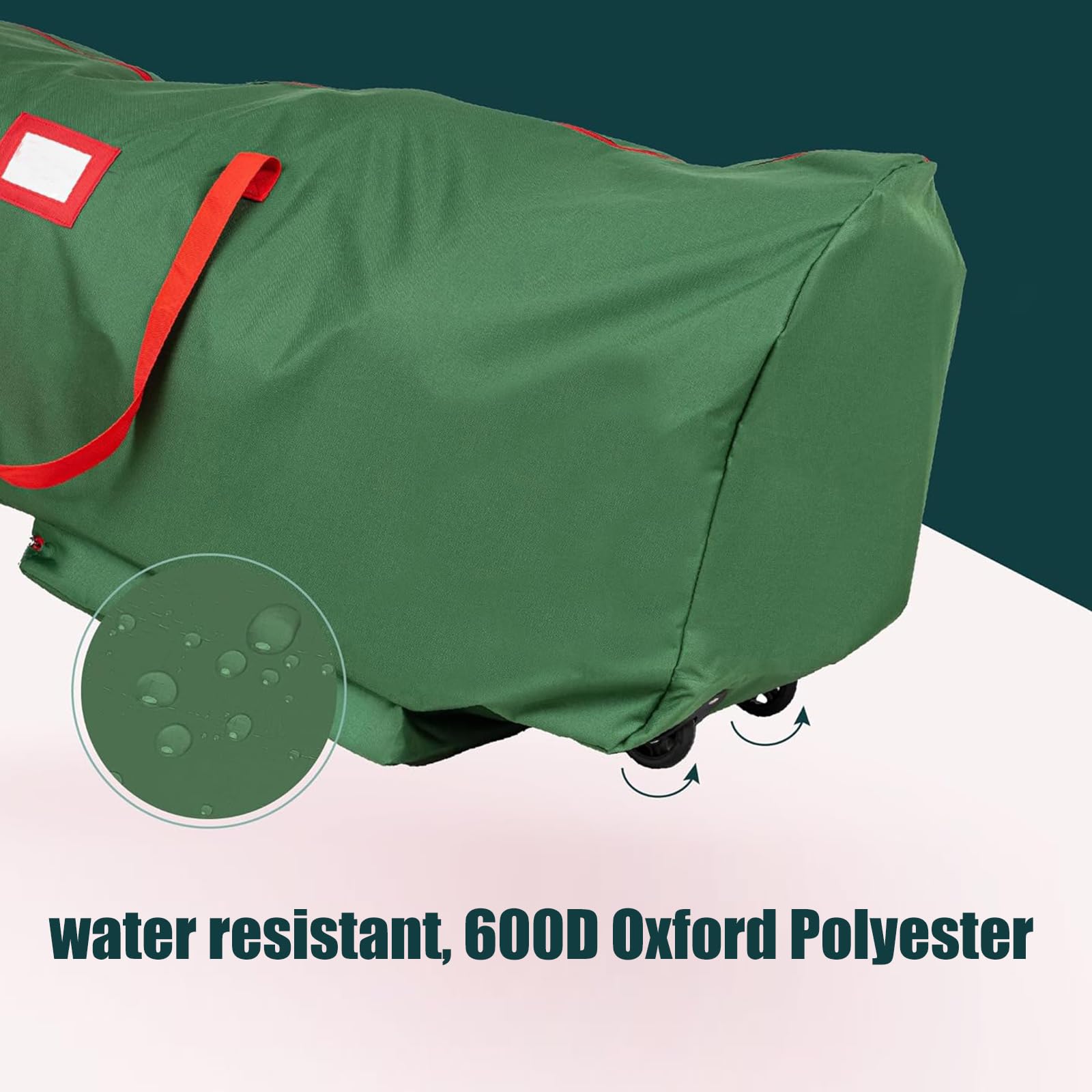 Platzsparende Weihnachtsbaum Aufbewahrungstasche, faltbares Design, reduziert Volumen während der Lagerung außerhalb der Saison Hergestellt aus Oxford Oxford Stoff