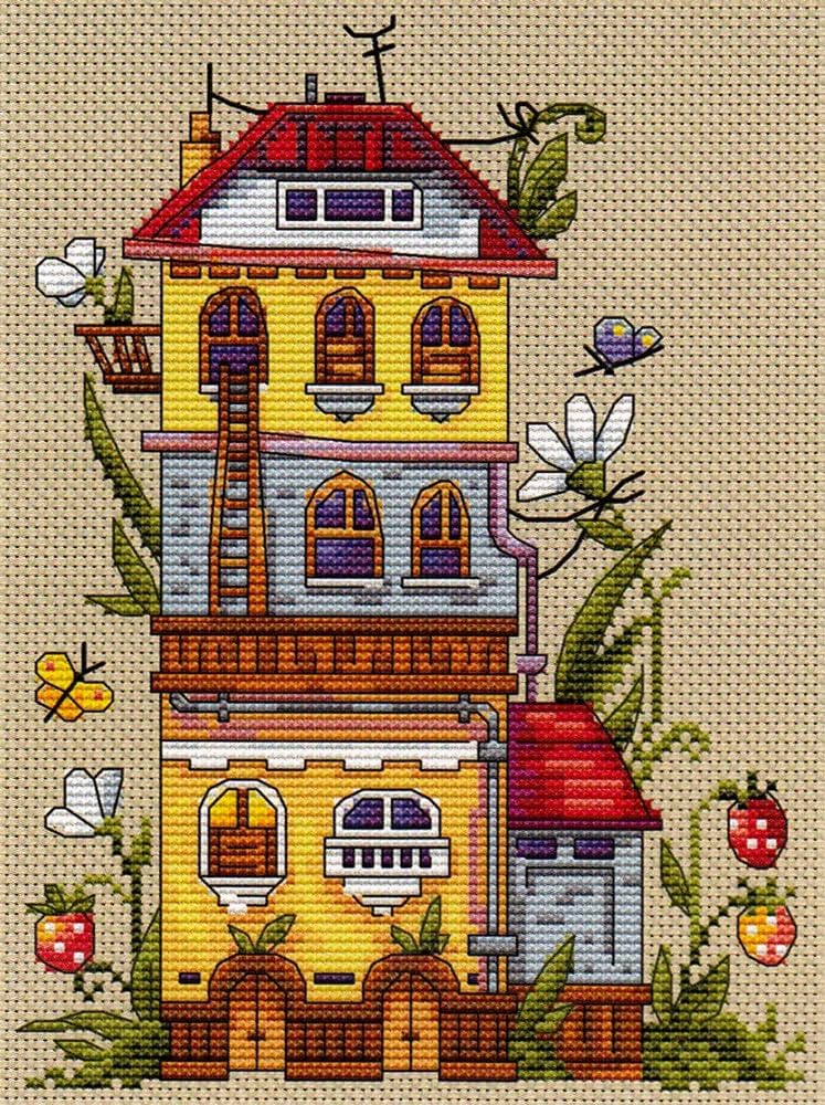 Merejka Counted Cross Stitch Kit Summer House