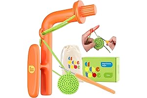 Ergonomic Crochet Holder: Ultimate 3-in-1 Crocheting Companion