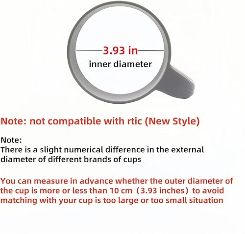 Miniatura 3 de Asas de vaso de 30 onzas, soporte antideslizante para tazas de acero inoxidable, adecuado para trail, Sic, Yeti, Ozark y más tazas de 30 onzas,