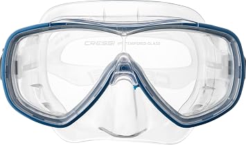 Cressi Adult Snorkel Set, Palau Set, Dry Top Snorkel, Swim Fins, Travel Bag