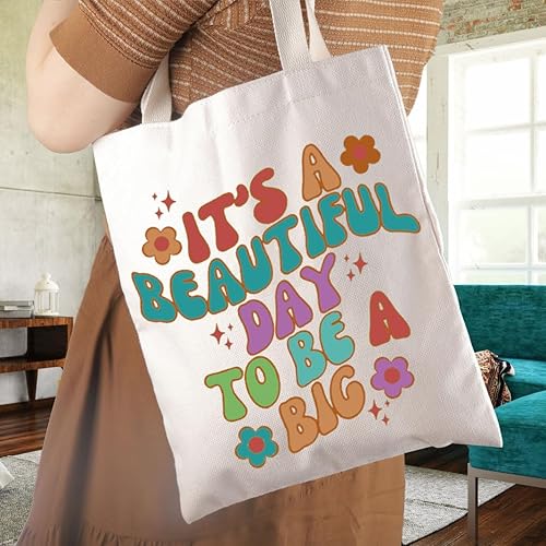 Miniatura 9 de WCGXKO Sorority Big and Little Sister Gift It's A Beautiful Day To Be A BigLittle Sister Bolsa de lona