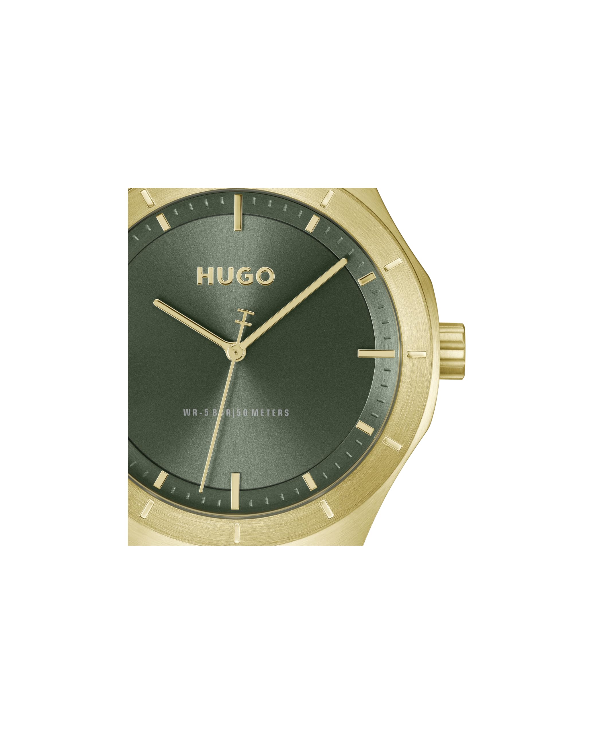 HUGO Orologio con Movimento al Quarzo a Tre Lancette Collezione #LIT con Cinturino in Acciaio Inossidabile