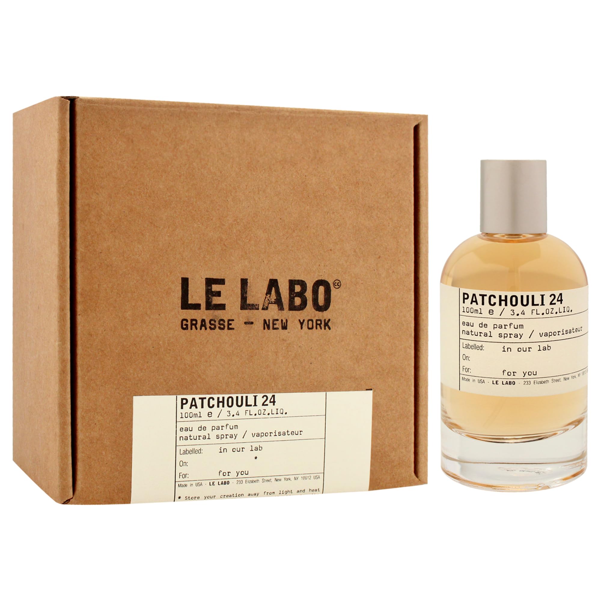 Amazon.com : Le Labo Patchouli 24 for Unisex - 3.4 oz EDP Spray 