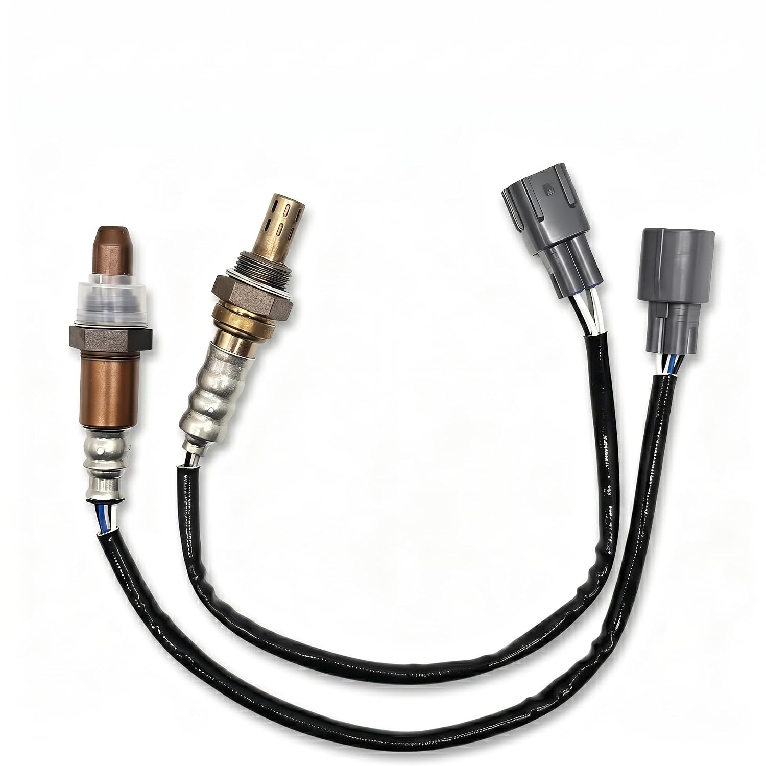 2-Piece Upstream and Downstream Oxygen Sensor Kit Compatible with Toyota Tacoma 2005 2006 2007 2008 2009 2010 2011 2.7L L4, Replaces 250-54113 250-24360 Air Fuel Ratio O2 Sensor Set