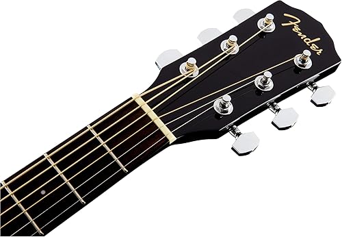 Miniatura 7 de Fender CD-60SCE - Guitarra acústica y eléctrica, paquete negro con estuche, cable, afinador, correa, cuerdas, púas, DVD instructivo de Austin Bazaar