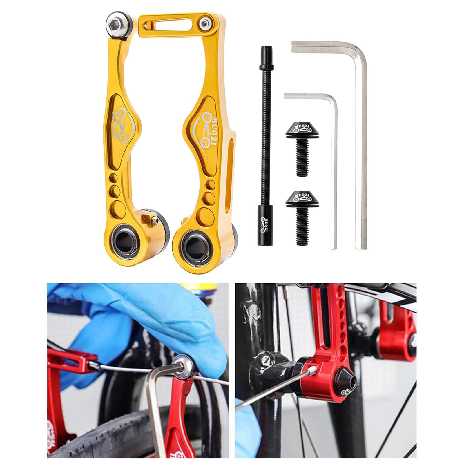 BMXフレーム・ブレーキ・レバー・セットです Amazon | Dickly 自転車Vブレーキブレーキレバーセットフォーディング