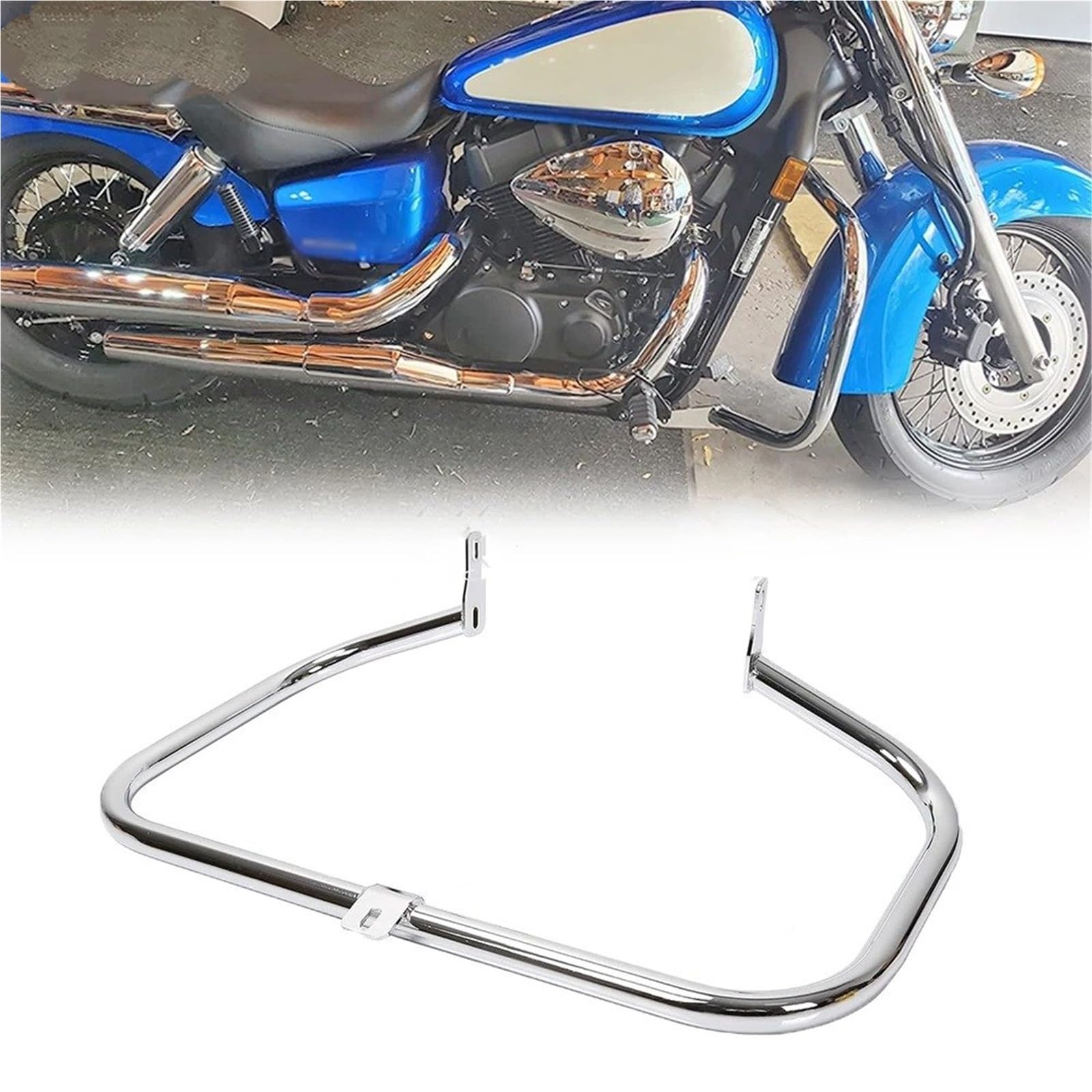 Motorrad Sturzbügel Für Shadow Für Aero VT 750 750C 400 VT750 VT400 2004-2011 Autobahn Motor Schutz Crash Bar Motorrad Crash Stoßstange Vorne Stunt Käfig Motorrad Crash Bar