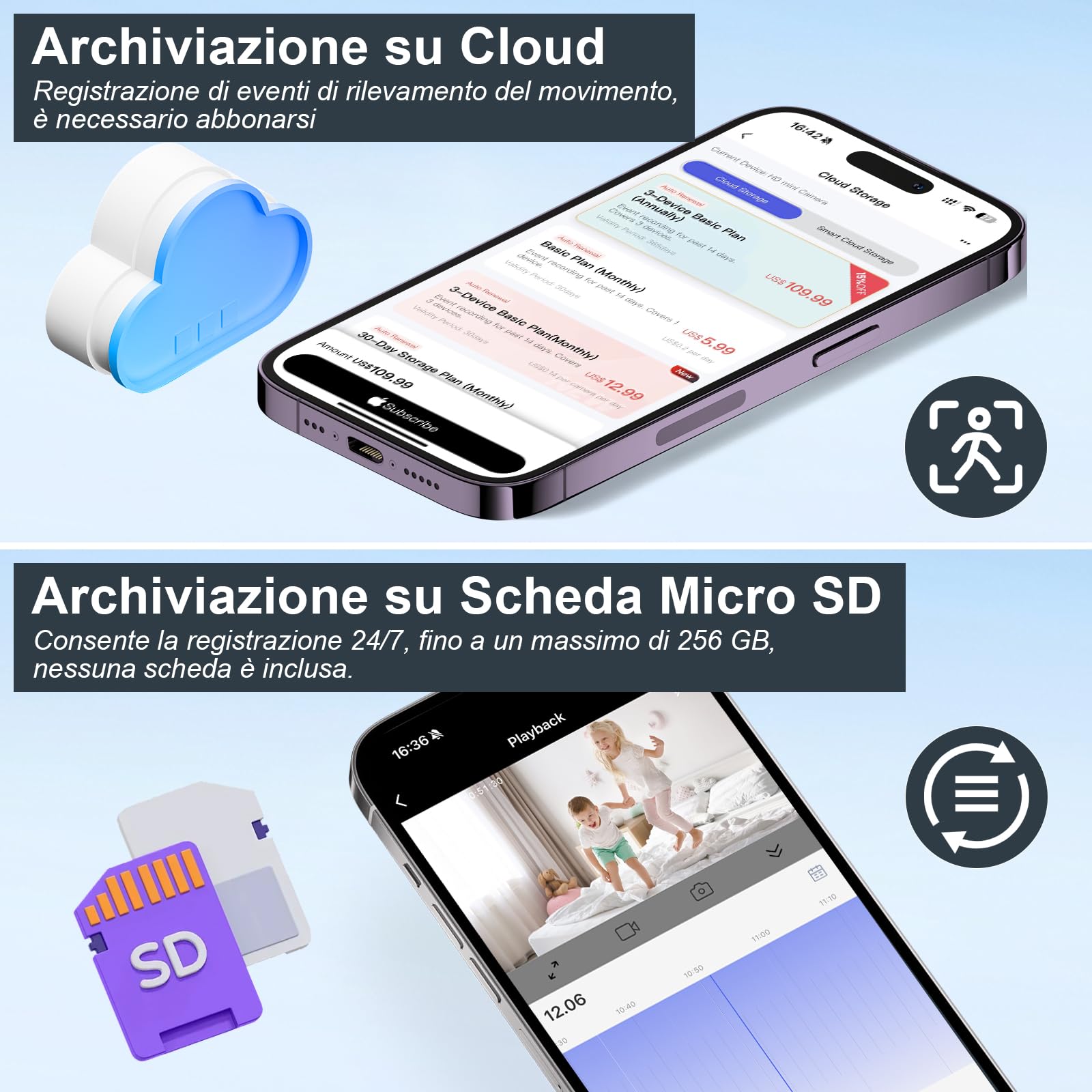 Telecamera Nascosta WiFi 5G, Mini Telecamera Spia Senza Fili, 120° Microcamera Spia Sveglia 1080P HD Spy Cam Videocamera Orologio Visione Notturna Rilevamento di Movimento Tuya APP