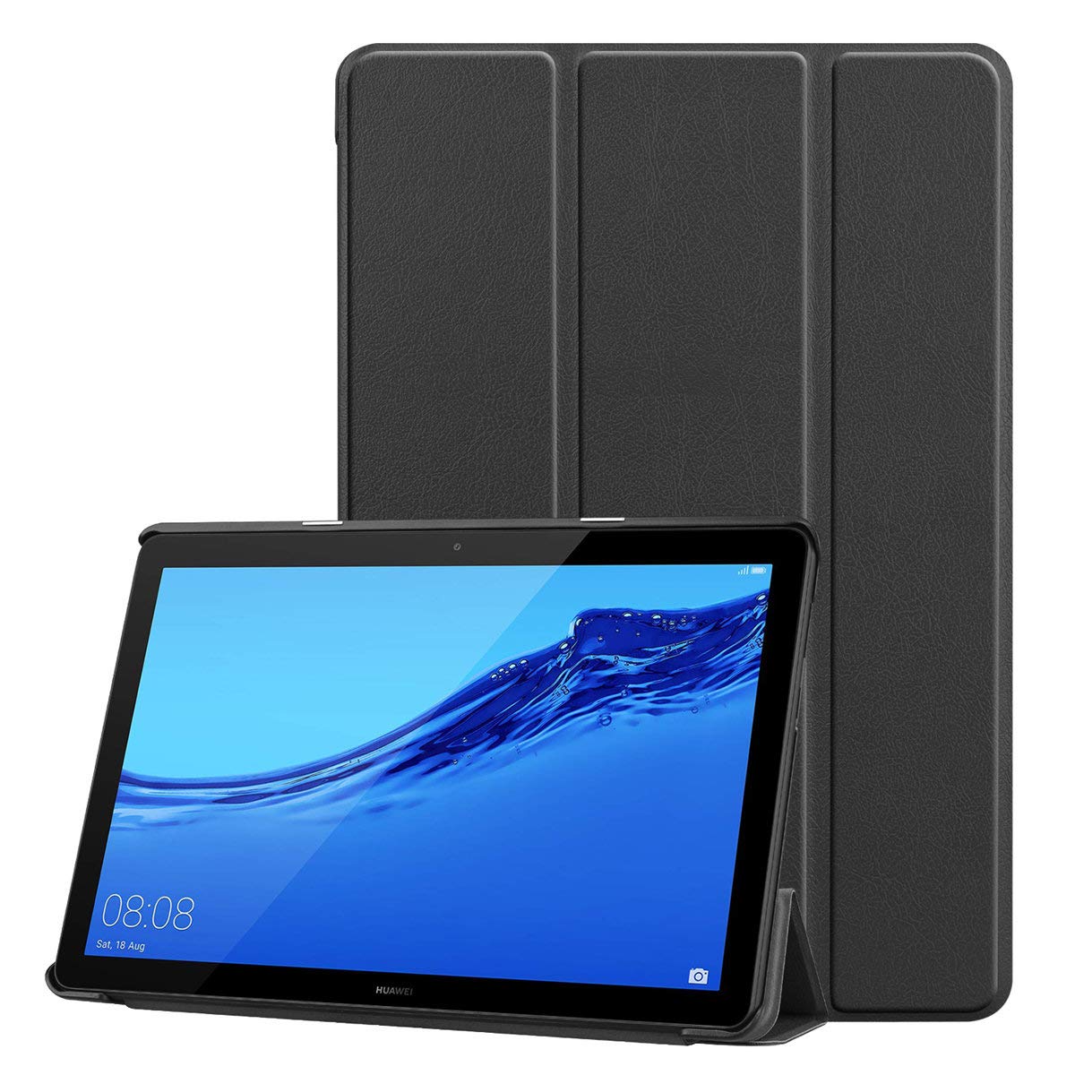 Custodia Saturcase Per Huawei MediaPad T5 10.1” – Pelle PU Pieghevole Con Supporto, Protettiva - 4