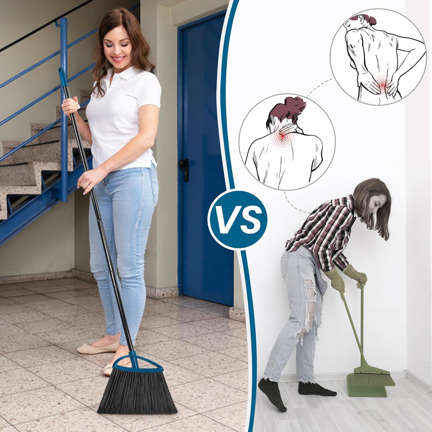 "MAVRIZ Heavy Duty Broom 3 Pack" - Image 8