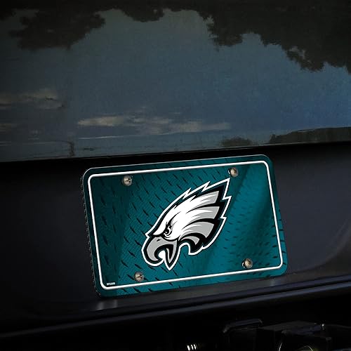 Vista 35 de Rico Industries Placa de matrícula de metal unisex para adultos de la NFL