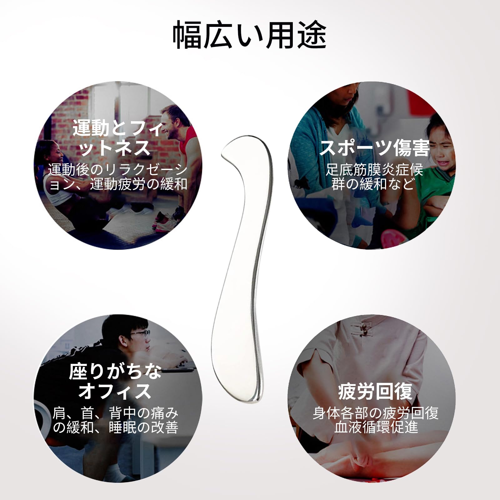 Amazon | aninako かっさプレート 筋膜リリースツール ステンレスかっ