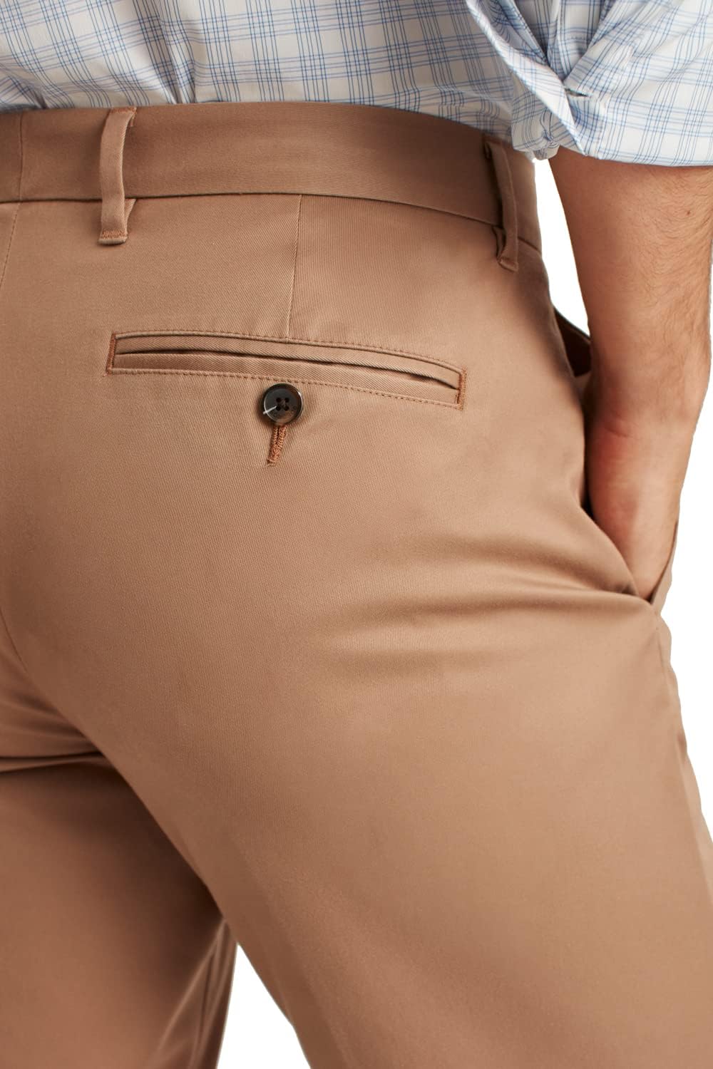 Bonobos Mens Stretch Weekday Warrior Slim Pants, Color Thursday True Khaki, Size: 34W x 34L - Image 4