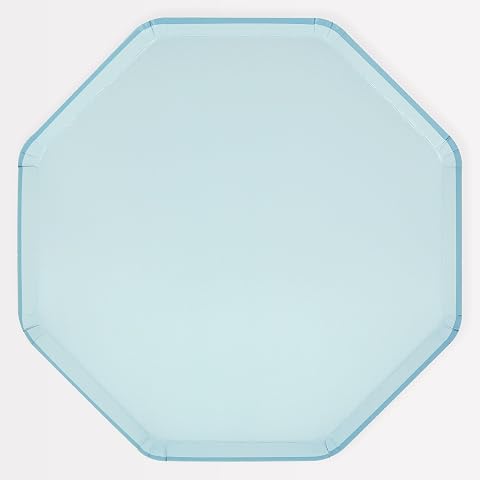 Meri Meri - Summer Sky Blue Dinner Plates - Yaz Mavisi Tabaklar (L) (x8)