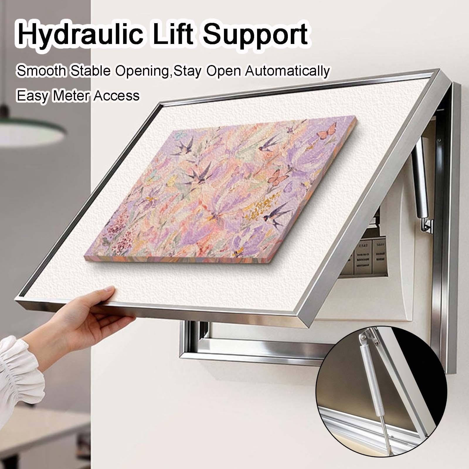 Caja Cuadro Electrico Decorativa con Varilla de Elevación Hidráulica