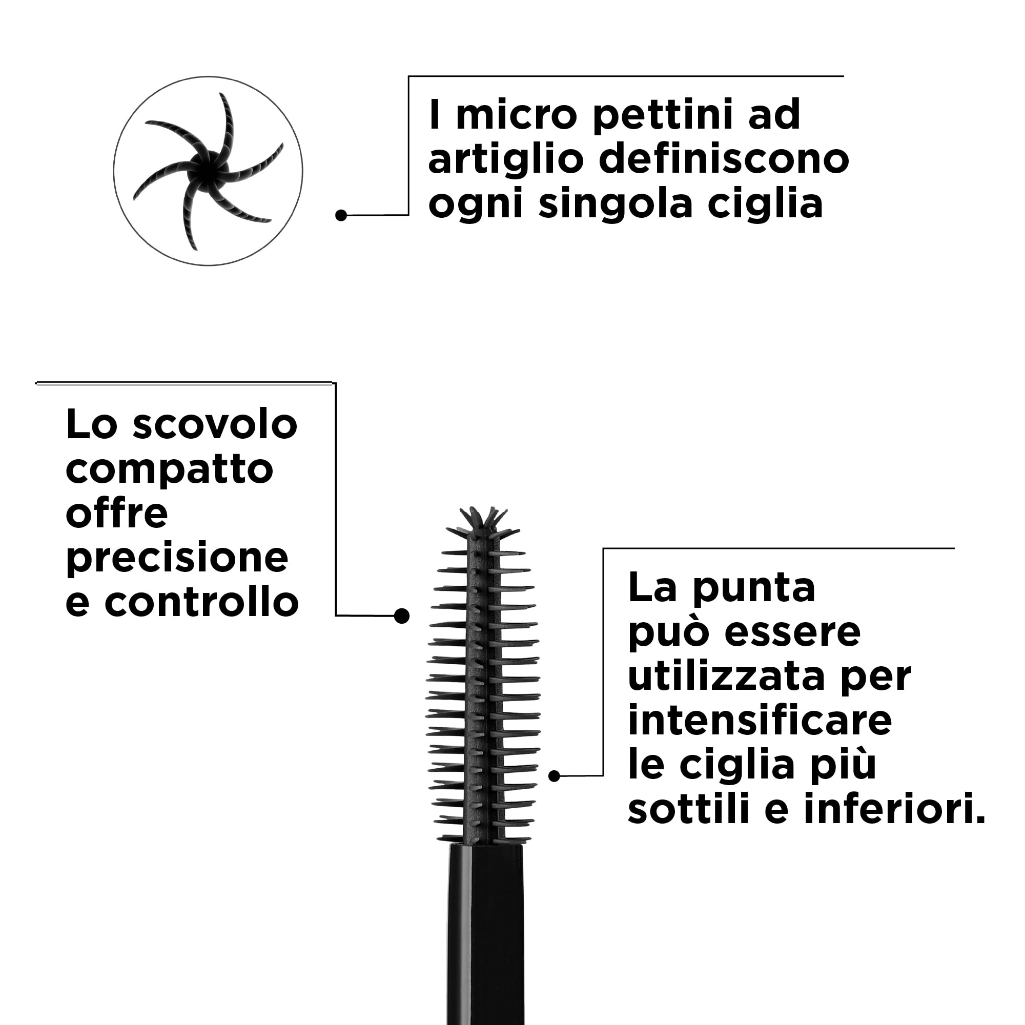 Nabla Vicious Mascara | Vicious unisce le migliori performance di un mascara volumizzante a quelle di un mascara ad alta definizione.