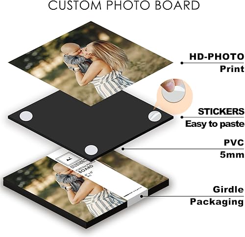 Miniatura 4 de Marcos de fotos personalizados para decoración de pared, marcos de fotos Mixtiles se adhieren a la pared, azulejos cuadrados de 6 x 6, regalo de