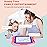 Wellchild Magnetic Drawing Board,Toddler Toys for Girls Boys 3 Year Old Gifts, Magnetic Doodle Board for Kids, Large Etch Magnet Sketch Doodle Pad, Christmas Easter Birthday Gifts for Kids