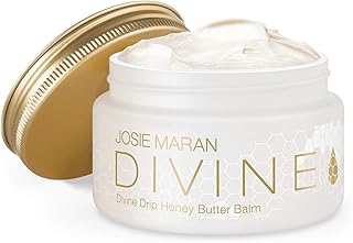 Josie Maran Divine Drip Honey Butter Balm - Seal in Moisture With a Protective Barrier From Whipped Argan Oil and Honey (1...