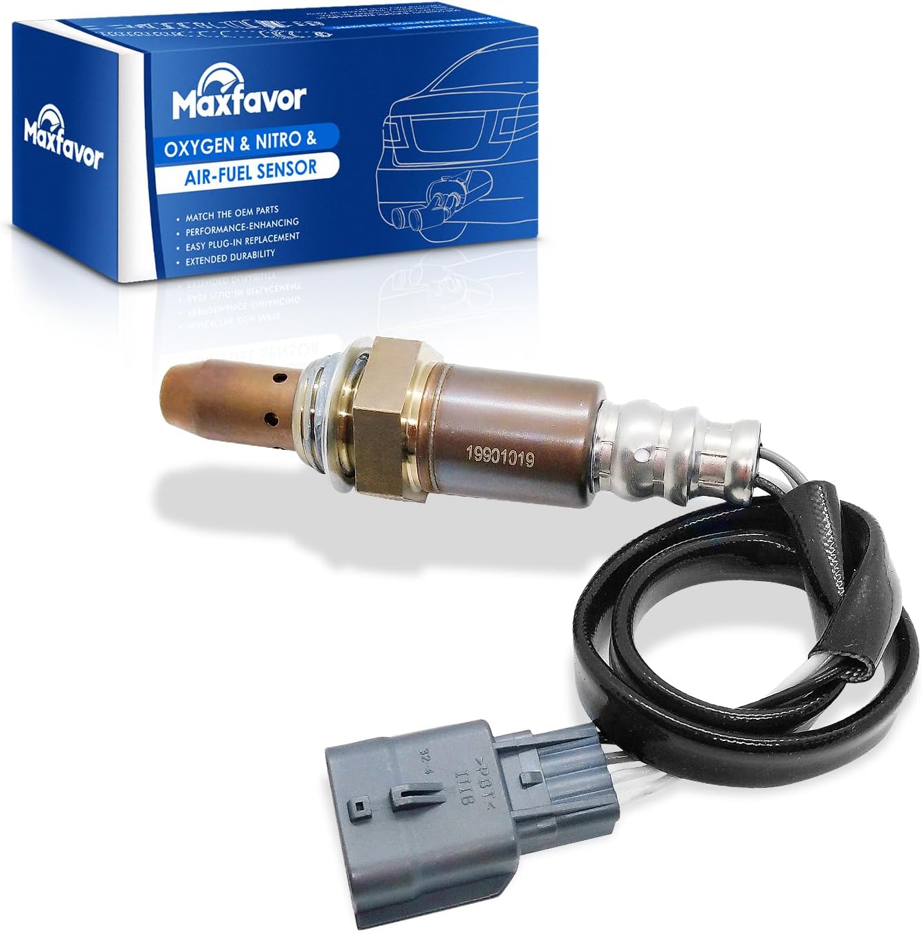 Maxfavor 234-9148 O2 Oxygen Sensor Upstream Replacment for Infiniti 2015-2019 QX60 3.5L, 2014-2015 Q50 3.7L, 2014-2019 Q70 3.7L, 2015 Q40 Q60 3.7L, 2015-2019 Q70L 3.7L, 2015-2017 QX50 QX70 3.7L QX80