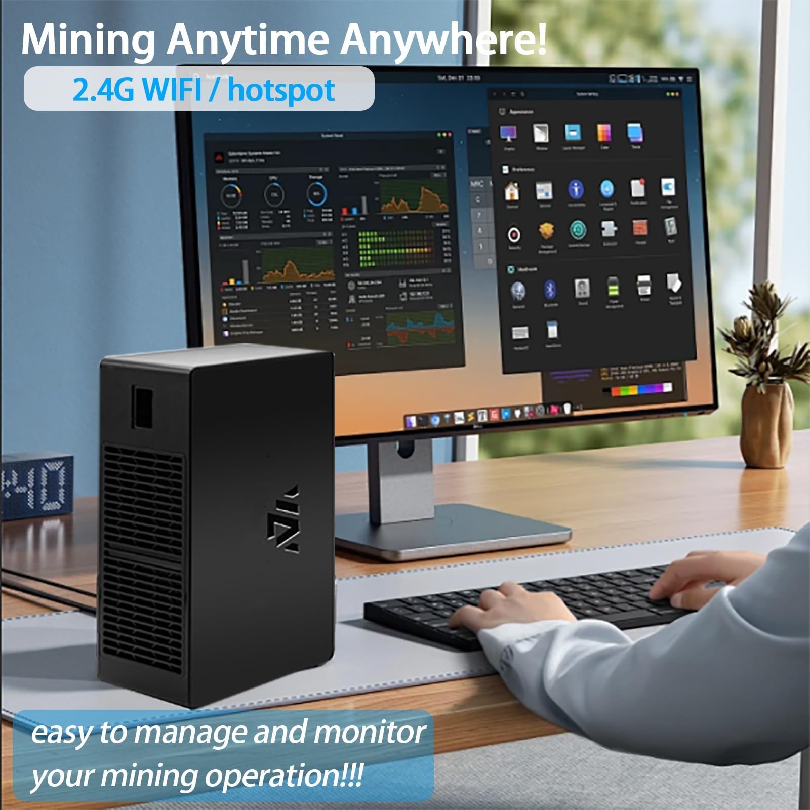 Amazon.com: Bitcoins Miner Machine Lotto Mining Device 4.5TH/S