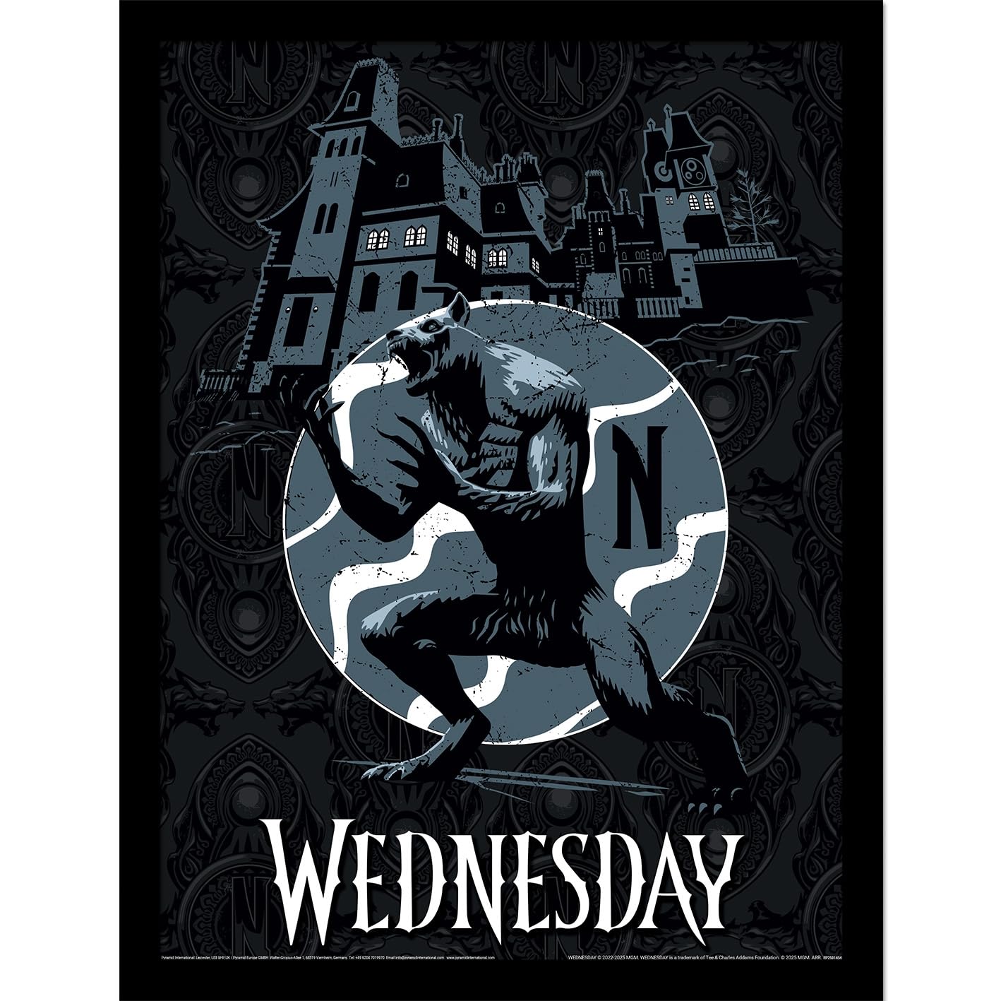 Pyramid International Wednesday Season 2 (Enid Wolf) 30cm x 40cm Framed Collector Print One Size