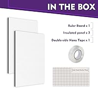 Vista 8 de Mxclimate Panel de aislamiento de espuma para aire acondicionado de ventana, 17 pulgadas, buen sellado, paneles laterales de CA, kit de aislamiento