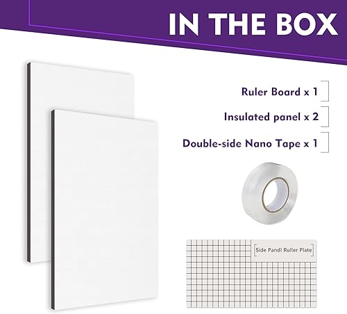 Miniatura 8 de Mxclimate Panel de aislamiento de espuma para aire acondicionado de ventana, 17 pulgadas, buen sellado, paneles laterales de CA, kit de aislamiento
