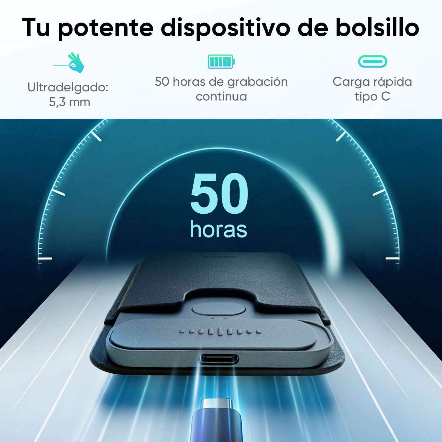 Grabadora de Voz con IA Transcripción Resumen Llamadas Reuniones
