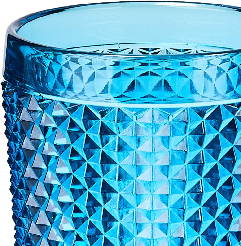 Vista Alegre Bicos Blue Old Fashioned Glasses, Set of 4