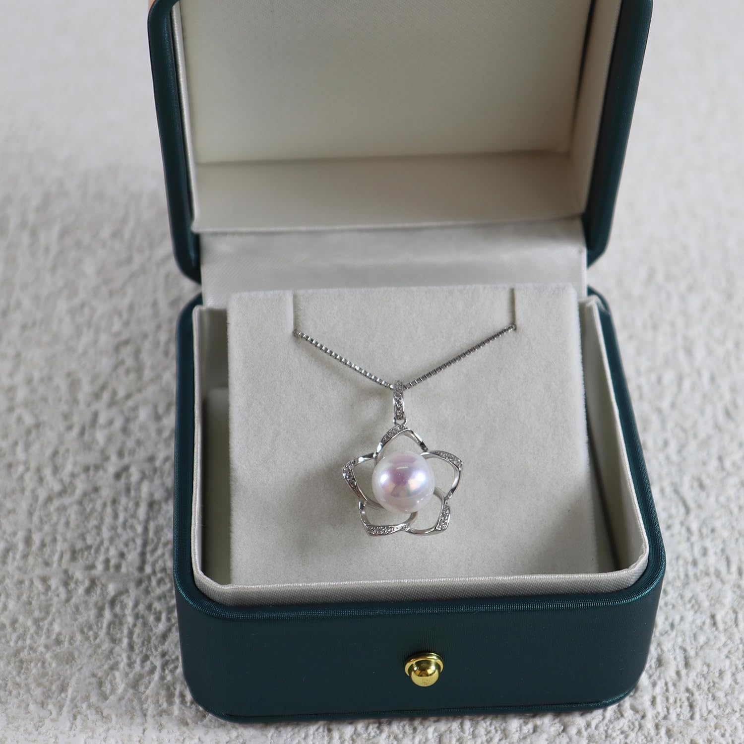 Pearl Necklaces-Gifts for Women Wife-Gift for Wife Wedding Birthday Anniversary Jewelry-Mom Girlfriend Her Mothers Day Gifts for Mom Women Valentines Day Christmas Day Gifts NO018