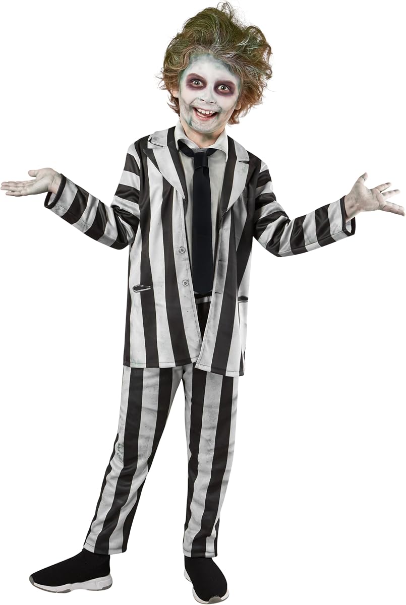 Rubies at Party City Beetlejuice 2: Disfraz de Beetlejuice para niño, disfraz para niño