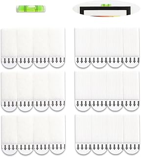 48-Pairs(96 Strips) Small Picture Hanging Strips Heavy Duty,Removable Hook and Loop Tape, Picture mounting Strips,Perfect for Wall Art Hanging Frames, Posters