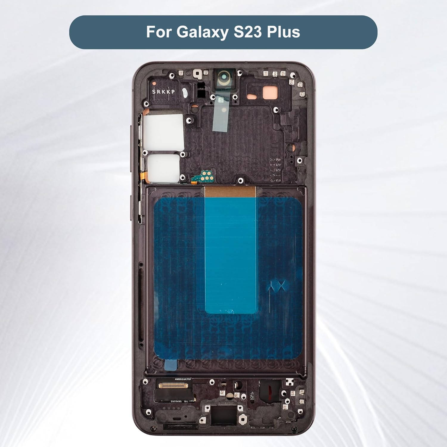 Support Fingerprint Little Size OLED Digital Display Compatible with Samsung Galaxy S23 Plus S23+ SM-S916B SM-S916U 6.6" LCD Display Touch Screen Assembly with Tools（with Frame）
