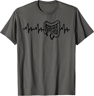 Colon GI Intestines Heartbeat Gastroenterology Gastro Nurse T-Shirt
