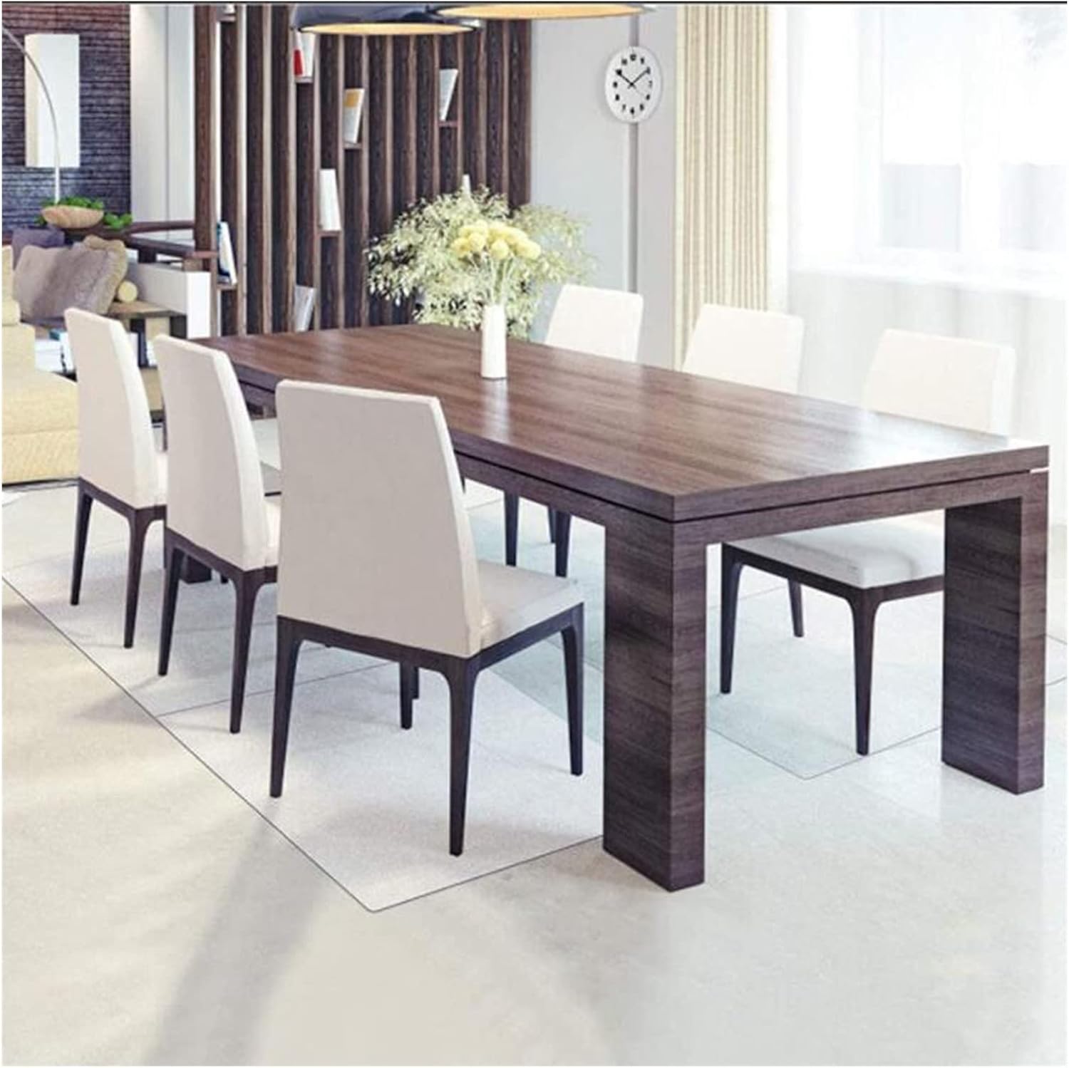 ohkita- デスク チェアマット 床保護マット フロアマット PVC透明コンピュータチェアマット滑り止めデスクフロア保護マット傷