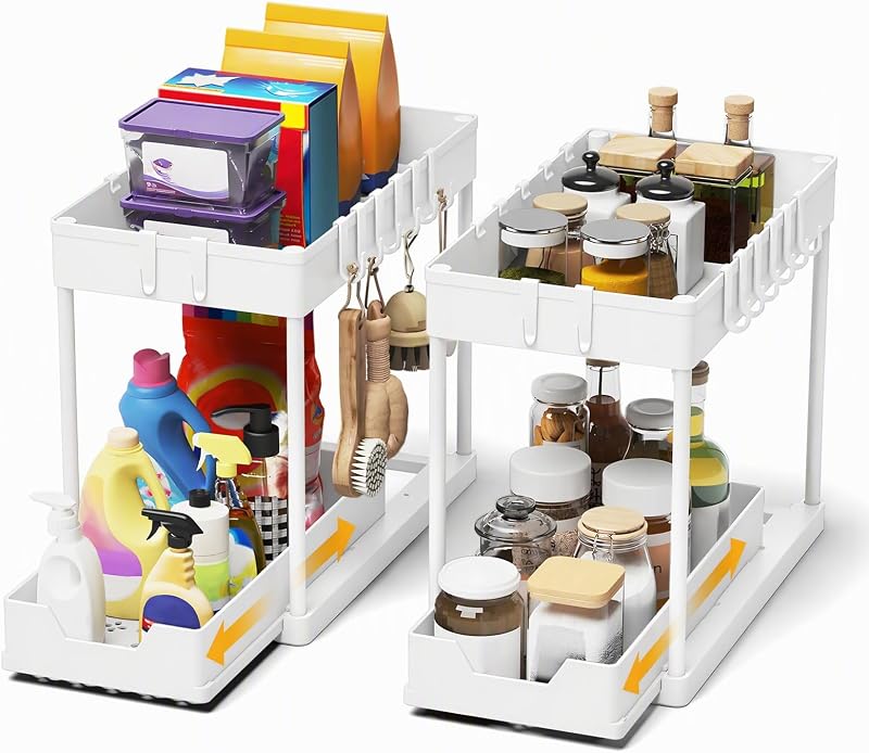 Meltrck Organizer sottolavello 2 livelli con 16 ganci