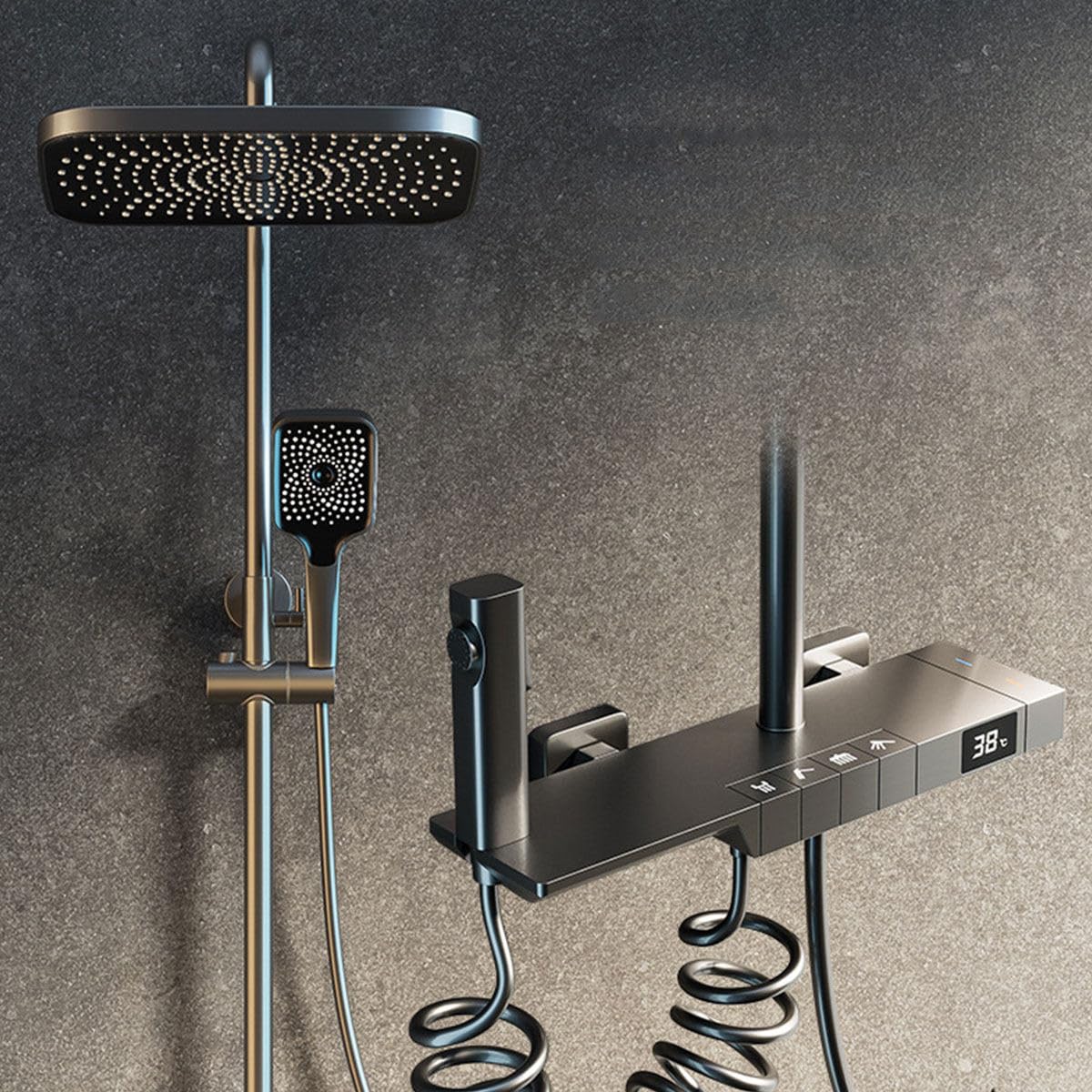 Douche thermostatique numérique pour stopper les variations de température