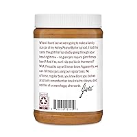 Vista 5 de JUSTINS - Mantequilla de maní con miel, sin gluten, tarro de 28 onzas