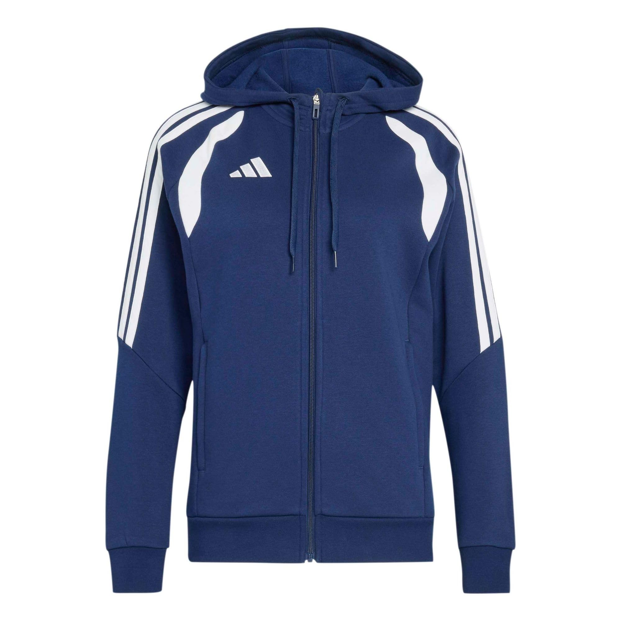 adidas Women's Tiro 26 League Sweat Full Zip Sweatshirt, team navy blue 2/white, XL