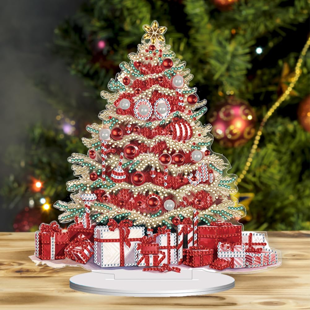 Kit Peinture Diamant DIY Décoration Noël – Ornement Bureau Strass, Motif Festif, à Compléter