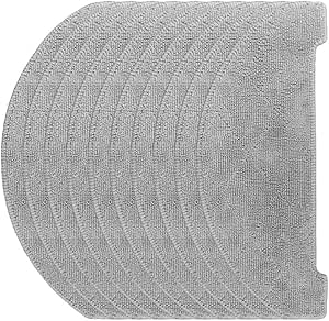 HpLive Mikrofaser Wischmopp Tücher 10er Pack - Ersatz Für Cleanova W7 W11 Saugroboter